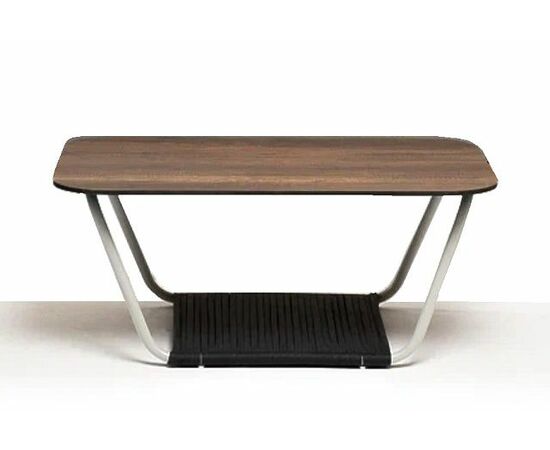 "Глория" журнальный стол 90х60см из HPL, цвет "дуб" | Интернет магазин мебели и декора LifeDekor