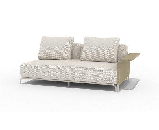 "Мальдивы" трансформирующаяся лаунж-зона из искусственного ротанга, цвет соломенный, изображение 2 | Интернет магазин мебели и декора LifeDekor