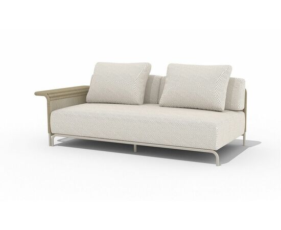 "Мальдивы" трансформирующаяся лаунж-зона из искусственного ротанга, цвет соломенный, изображение 3 | Интернет магазин мебели и декора LifeDekor