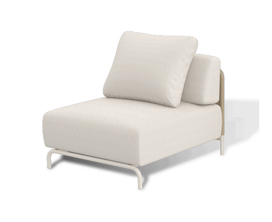 "Мальдивы" трансформирующаяся лаунж-зона из искусственного ротанга, цвет соломенный, изображение 5 | Интернет магазин мебели и декора LifeDekor