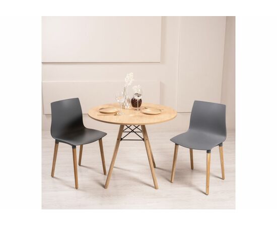 Пластиковый стул Кобе серый, изображение 2 | Интернет магазин мебели и декора LifeDekor