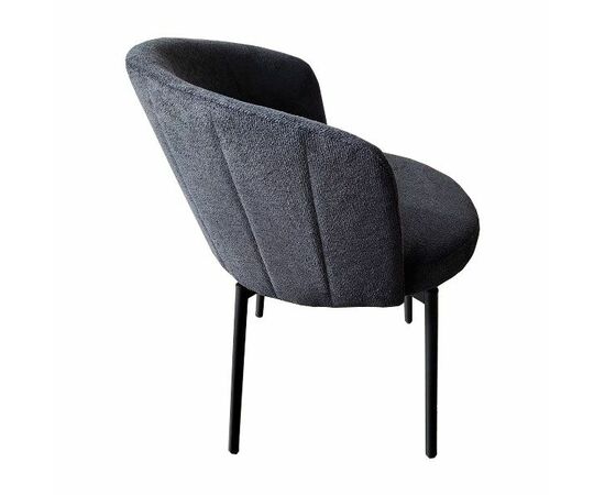 Стул Tess серый шенилл на поворотном механизме | Интернет магазин мебели и декора LifeDekor