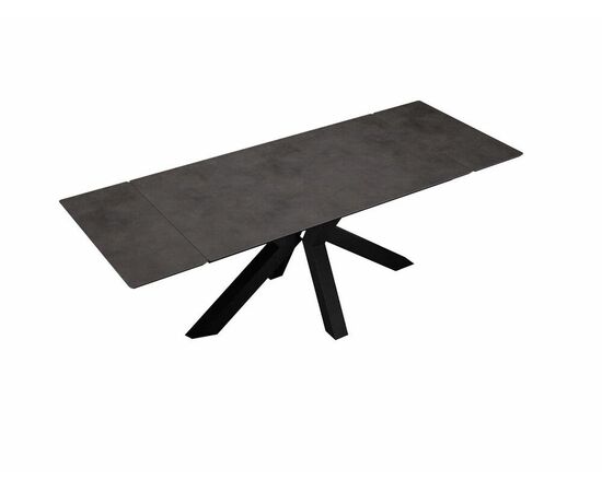 Стол DikLine SFE140 Керамика мрамор Бронза/подстолье черное/опоры черные (2 уп.), изображение 7 | Интернет магазин мебели и декора LifeDekor