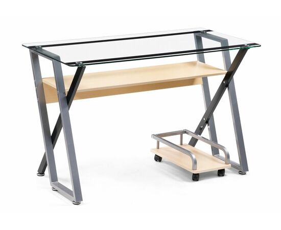 Офисная мебель Gunar silver gray / clear glass, изображение 6 | Интернет магазин мебели и декора LifeDekor