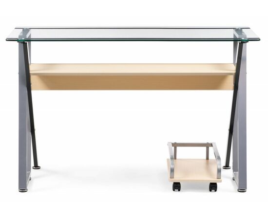 Офисная мебель Gunar silver gray / clear glass, изображение 3 | Интернет магазин мебели и декора LifeDekor