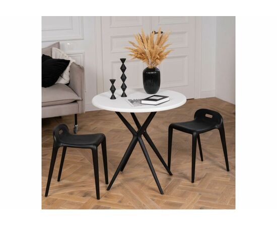 Пластиковый стул Беон черный, изображение 2 | Интернет магазин мебели и декора LifeDekor