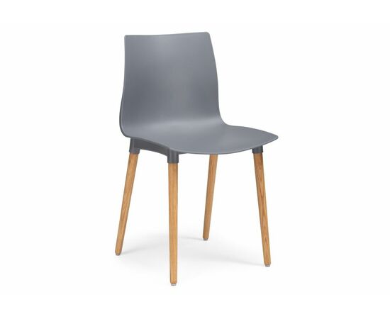 Пластиковый стул Кобе серый | Интернет магазин мебели и декора LifeDekor