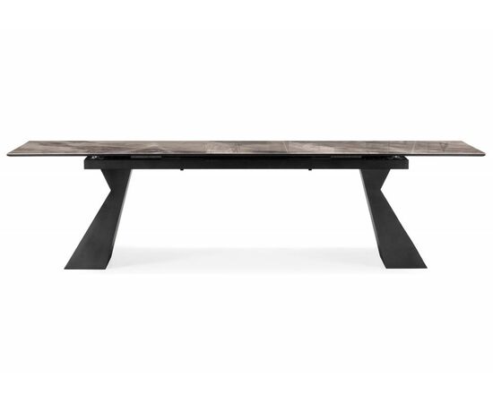 Стол стеклянный Денхольм 240(290)х100х75 каталония / черный, изображение 3 | Интернет магазин мебели и декора LifeDekor