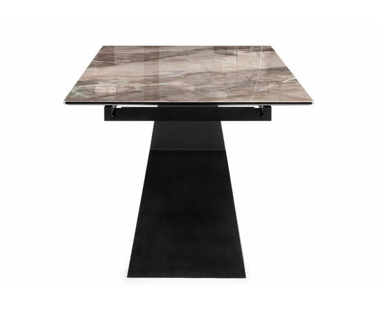 Стол стеклянный Денхольм 240(290)х100х75 каталония / черный, изображение 4 | Интернет магазин мебели и декора LifeDekor