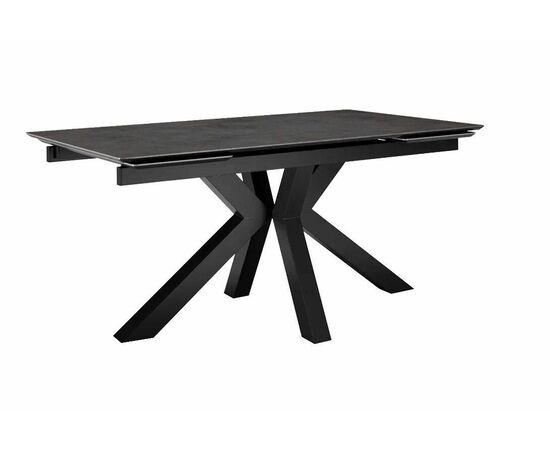 Стол DikLine SFE140 Керамика мрамор Бронза/подстолье черное/опоры черные (2 уп.) | Интернет магазин мебели и декора LifeDekor