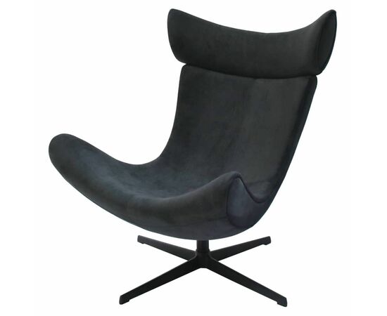 Кресло TORO графит, искусственная замша, изображение 3 | Интернет магазин мебели и декора LifeDekor