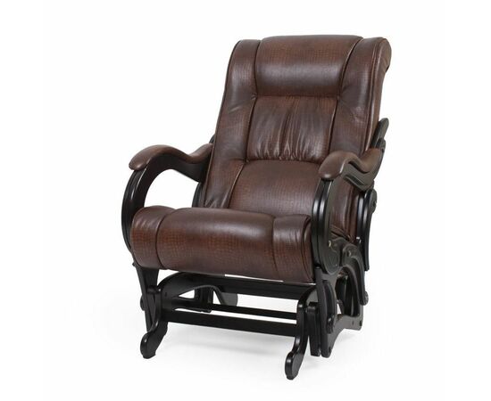 Кресло-маятник Сенатор 78 (Венге / Antic крокодил) | Интернет магазин мебели и декора LifeDekor