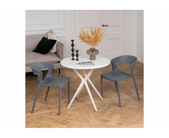 Пластиковый стул Градно серый, изображение 2 | Интернет магазин мебели и декора LifeDekor