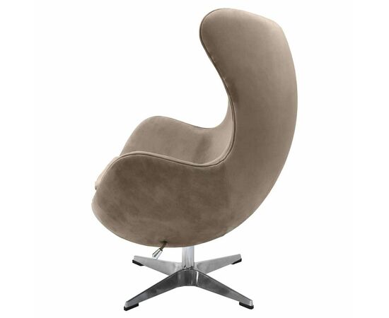 Кресло EGG STYLE CHAIR латте, искусственная замша FR 0647, изображение 3 | Интернет магазин мебели и декора LifeDekor