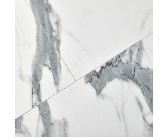 Стол Rudolf круглый раскладной 100-130x100x75см, белый мрамор, белый, изображение 12 | Интернет магазин мебели и декора LifeDekor