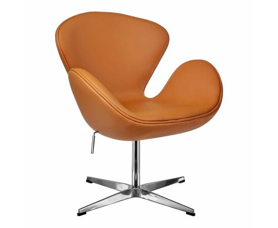 Кресло SWAN STYLE CHAIR оранжевый | Интернет магазин мебели и декора LifeDekor