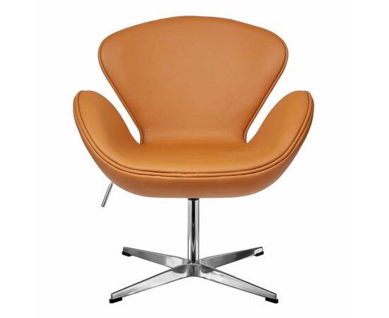 Кресло SWAN STYLE CHAIR оранжевый, изображение 2 | Интернет магазин мебели и декора LifeDekor