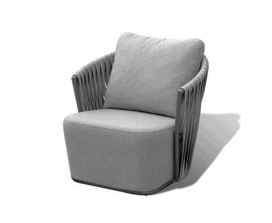 "Флоренция" лаунж-зона из искусственного ротанга, цвет графит, изображение 3 | Интернет магазин мебели и декора LifeDekor