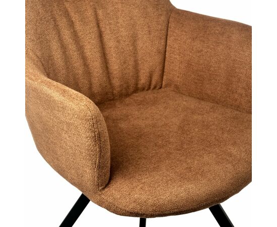 Стул Grant терракотовый шенил на поворотном механизме, изображение 5 | Интернет магазин мебели и декора LifeDekor