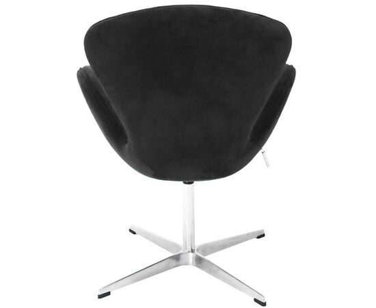 Кресло SWAN STYLE CHAIR графит, искусственная замша, изображение 4 | Интернет магазин мебели и декора LifeDekor
