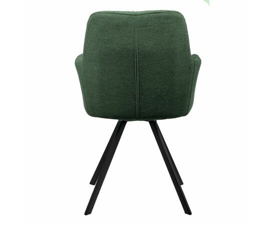 Стул Grant зелёный шенил на поворотном механизме, изображение 4 | Интернет магазин мебели и декора LifeDekor