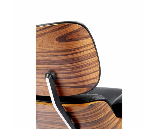 Кресло EAMES LOUNGE CHAIR и оттоманка EAMES LOUNGE CHAIR чёрные, изображение 14 | Интернет магазин мебели и декора LifeDekor