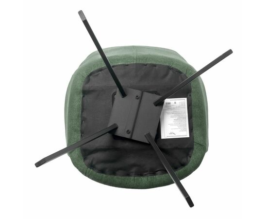 Стул Grant зелёный шенил на поворотном механизме, изображение 9 | Интернет магазин мебели и декора LifeDekor