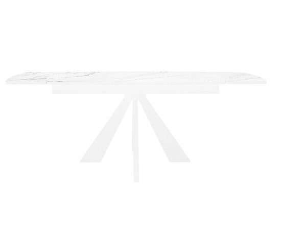 Стол DikLine DKU120 Керамика Белый мрамор/подстолье белое/опоры белые (2 уп.), изображение 6 | Интернет магазин мебели и декора LifeDekor