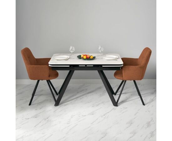 Стул Grant терракотовый шенил на поворотном механизме, изображение 10 | Интернет магазин мебели и декора LifeDekor