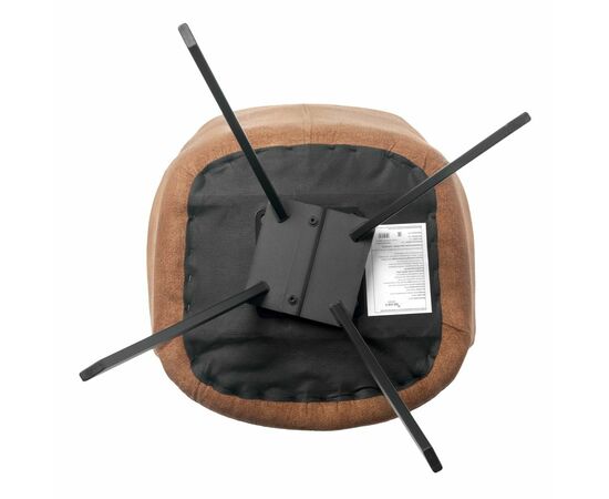 Стул Grant терракотовый шенил на поворотном механизме, изображение 9 | Интернет магазин мебели и декора LifeDekor