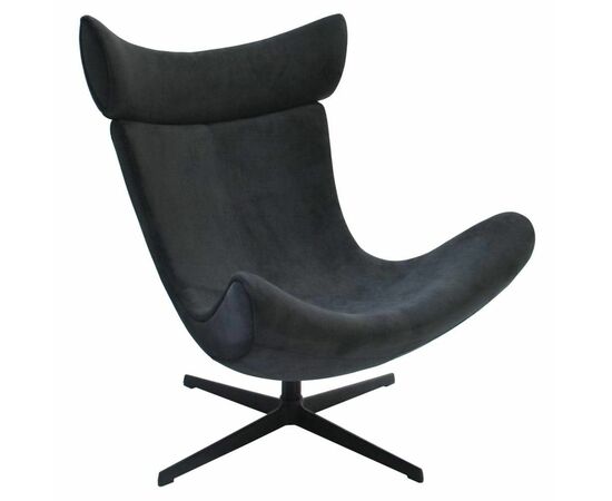 Кресло TORO графит, искусственная замша | Интернет магазин мебели и декора LifeDekor