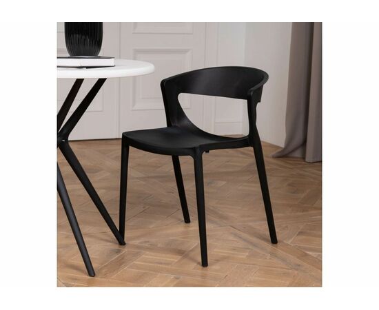 Пластиковый стул Градно черный, изображение 3 | Интернет магазин мебели и декора LifeDekor