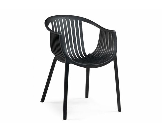 Пластиковый стул Боркас черный | Интернет магазин мебели и декора LifeDekor