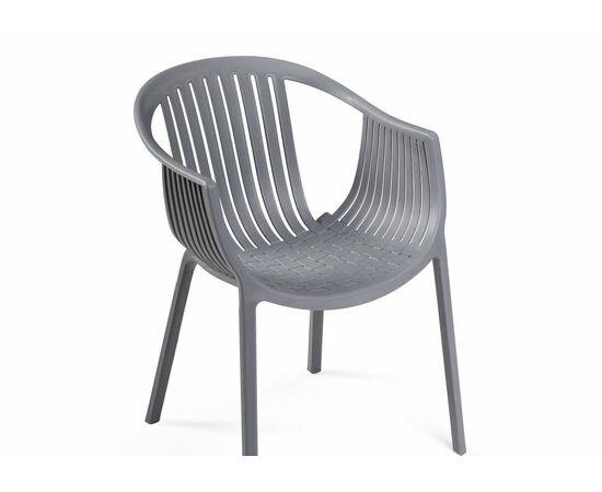 Пластиковый стул Боркас серый, изображение 7 | Интернет магазин мебели и декора LifeDekor