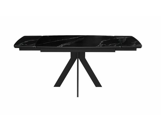 Стол DikLine DKU120 Керамика Черный мрамор/подстолье черное/опоры черные (2 уп.), изображение 2 | Интернет магазин мебели и декора LifeDekor