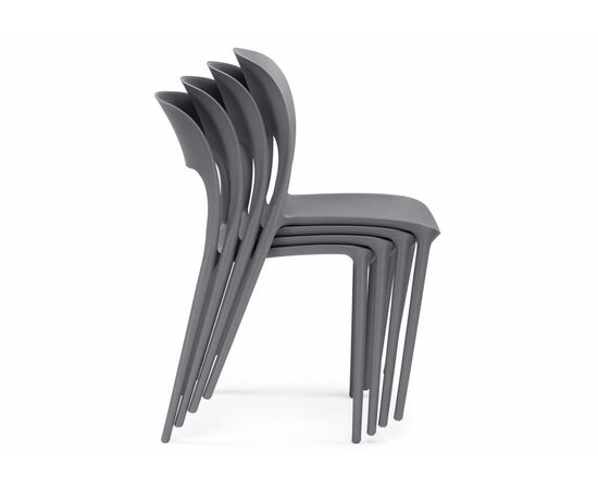 Пластиковый стул Эгри серый, изображение 6 | Интернет магазин мебели и декора LifeDekor