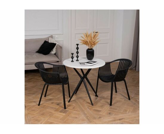 Пластиковый стул Боркас черный, изображение 2 | Интернет магазин мебели и декора LifeDekor