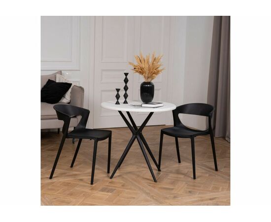 Пластиковый стул Градно черный, изображение 2 | Интернет магазин мебели и декора LifeDekor