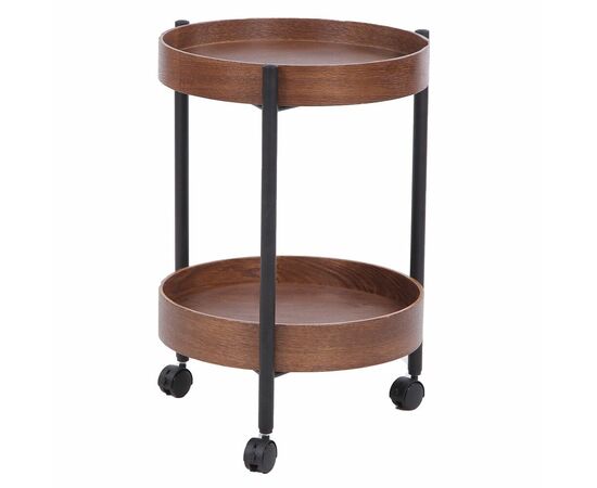 Стол журнальный Тобол 1 орех американский (с колесами), изображение 2 | Интернет магазин мебели и декора LifeDekor