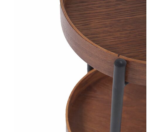 Стол журнальный Тобол 1 орех американский (с колесами), изображение 3 | Интернет магазин мебели и декора LifeDekor