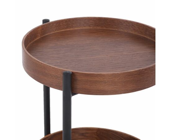 Стол журнальный Тобол 1 орех американский (с колесами), изображение 4 | Интернет магазин мебели и декора LifeDekor