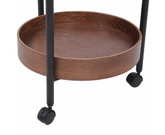 Стол журнальный Тобол 1 орех американский (с колесами), изображение 5 | Интернет магазин мебели и декора LifeDekor