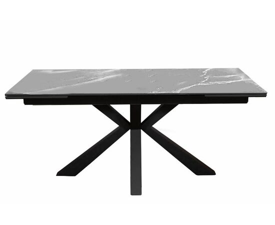 Стол DikLine SFE140 Керамика Серый мрамор/подстолье черное/опоры черные (2 уп.), изображение 6 | Интернет магазин мебели и декора LifeDekor
