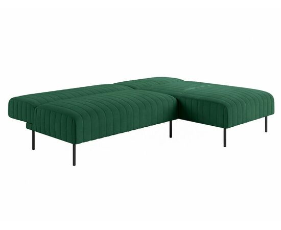 Baccara диван-кровать с шезлонгом, без подлокотников, бархат зеленый 19, изображение 4 | Интернет магазин мебели и декора LifeDekor