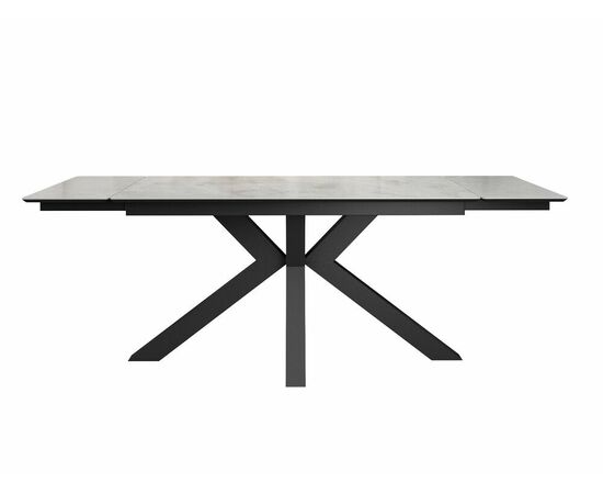 Стол DikLine SFE140 Керамика Italian Grey (глянец серый)/подстолье черное/опоры черные (2 уп.), изображение 4 | Интернет магазин мебели и декора LifeDekor