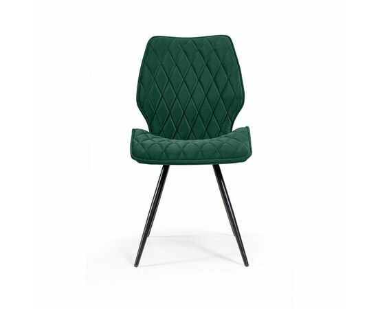 Стул Flash ромб, бархат зеленый 19, изображение 2 | Интернет магазин мебели и декора LifeDekor