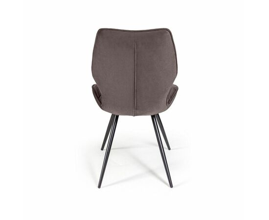 Стул Flash ромб, бархат антрацит 14, изображение 5 | Интернет магазин мебели и декора LifeDekor