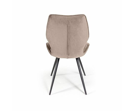 Стул Flash ромб, бархат пепельно-бежевый 25, изображение 5 | Интернет магазин мебели и декора LifeDekor