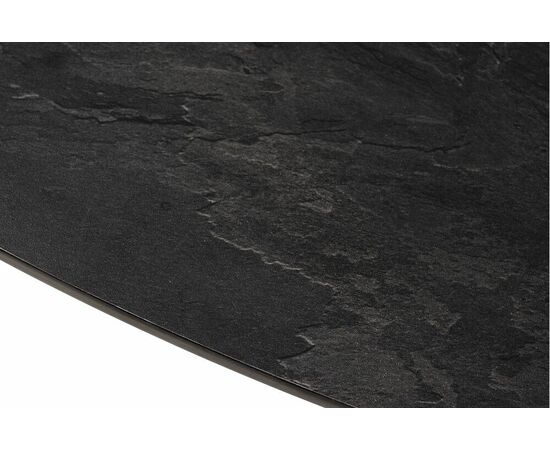"Верона" журнальный столик из HPL 70х50, H40, каркас черный муар, цвет столешницы "серый гранит", изображение 7 | Интернет магазин мебели и декора LifeDekor