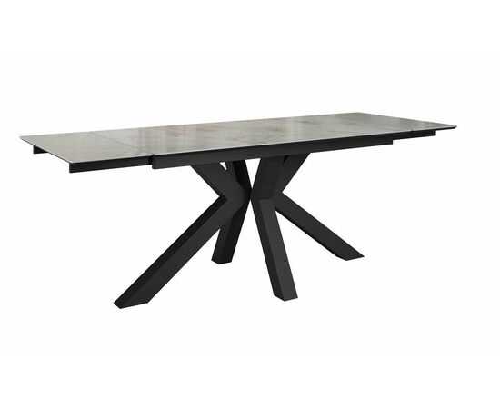 Стол DikLine SFE140 Керамика Italian Grey (глянец серый)/подстолье черное/опоры черные (2 уп.), изображение 3 | Интернет магазин мебели и декора LifeDekor